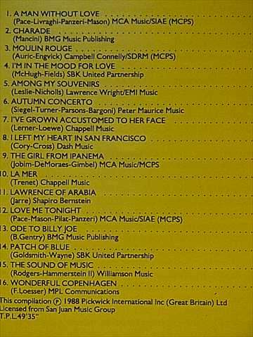 The Moonlight Moods Orchestra : 16 Superb Tracks : CD