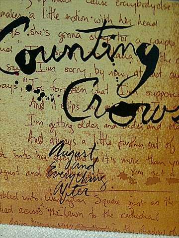 Counting Crows : August and Everything After : CD