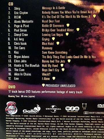 THE VERY BEST OF MTV UNPLUGGED 3 (STING, REM, BRYAN ADAMS ETC.) (CD FOR SALE)