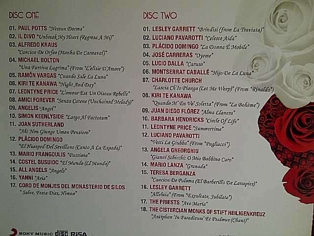 Passione: Classic interpretations of Opera and Pop by the worlds greatest voices: Double CD : CD