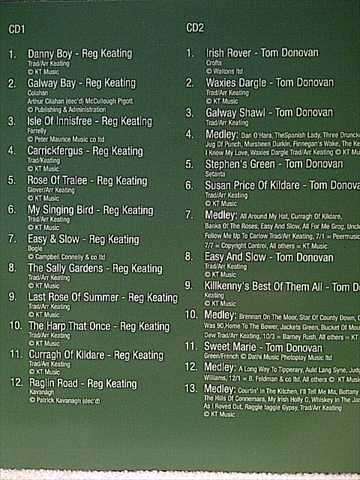 Irish Country Music: Performed by Keating and Tom Donovan: 2 CD Set : CD