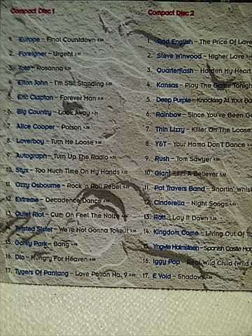 80s Rock Collection: The No 1s: 2 Cd Set : CD