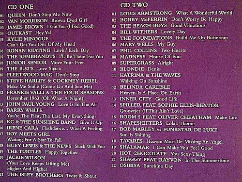 Happy Songs: Various Artists : 2 CD Set : CD