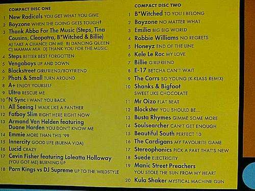 Top of the Pops: 99 Volume One : 2 Cd Set : CD