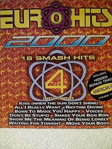 Euro Hits 2000: Vol 4 : Various Artists : CD