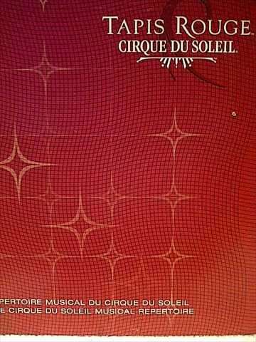 Tapis Rouge Solarium Cirque Du Soleil : CD