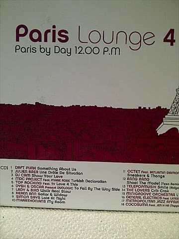 Paris Lounge 4: Various : 2 CD Set : CD