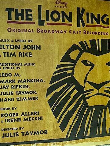 The Lion King: Disney : Original Braodway Cast Recording : CD