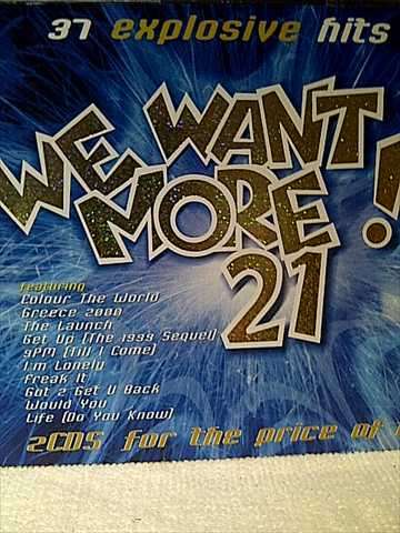We Want More 21 : Various Artists : CD