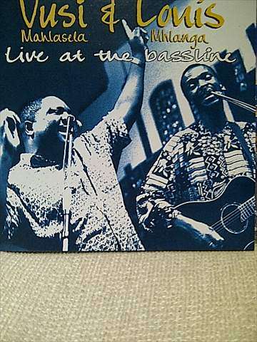 Vusi Mahlasela and Louis Mhlanga : Live at the Bassline : CD