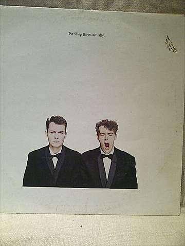 Pet Shop Boys : Actually : LP in good Condition : Promotional copy by EMI
