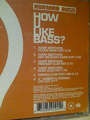 Norman Bass : How you like Bass : CD