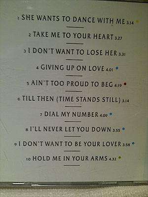 Rick Astley : Hold me in your arms : CD