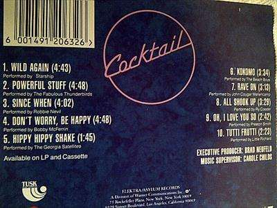 Cocktail : Original Motion Picture Soundtrack :OST : CD