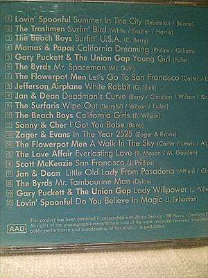 The California Sound of the 60s : Various Artists : CD
