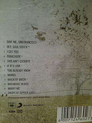 Train : Save Me San Francisco : CD