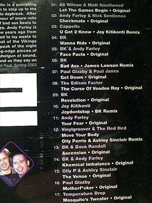 Frantic Residents : Volume.02 : Mixed by Andy Farley : CD
