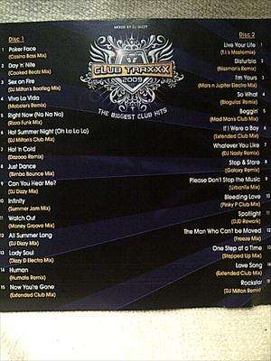 Club Traxxx 2009 : Various Artists : CD