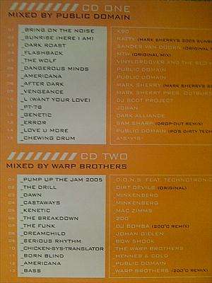 Public Domain vs Warp Brothers : 2 CD Set : CD