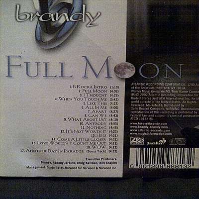 Brandy : Full Moon : CD