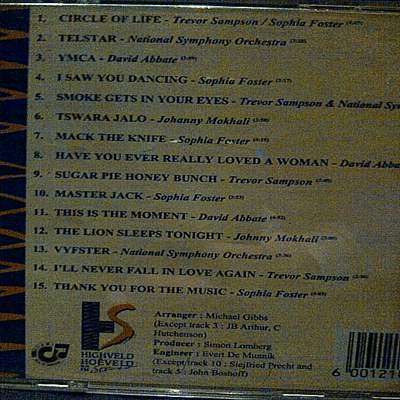 Johannesburg Pops Volume 9 : CD