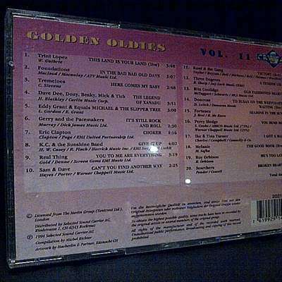 Golden Oldies Vol 11 : Various Artists : CD