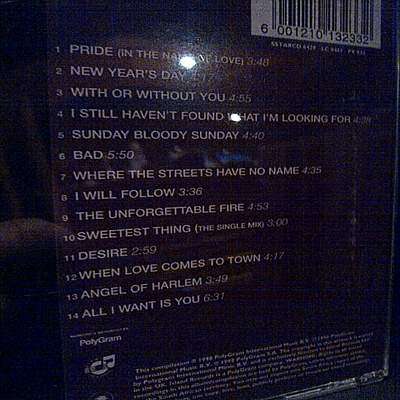 U2 : The Best of 1980 - 1990 : CD