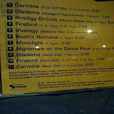 Mozart : Master Mix : Danec Mix of Classic Stuff : CD