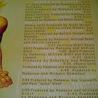 Madonna : GHV2 : Greatest Hits Volume 2 : CD