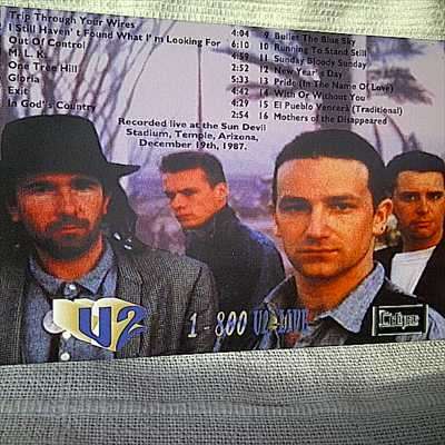 U2 : 1-800 U2 Live : 1-800 LIVE : 1ECCD101 ( CD FOR SALE )