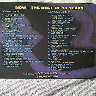Now : The Best of 10 Years : 2 CD Set : CD