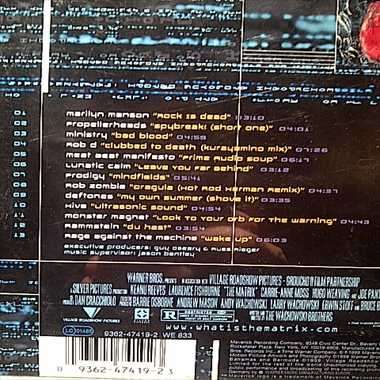 The Matrix : Music from the motion picture : CD