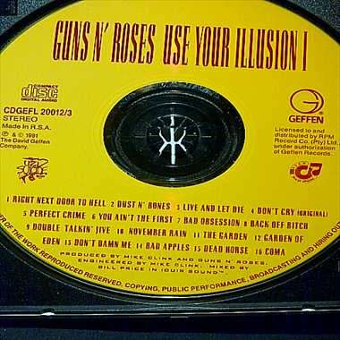 Guns and Rises : Use Your Illusion 1 : CD