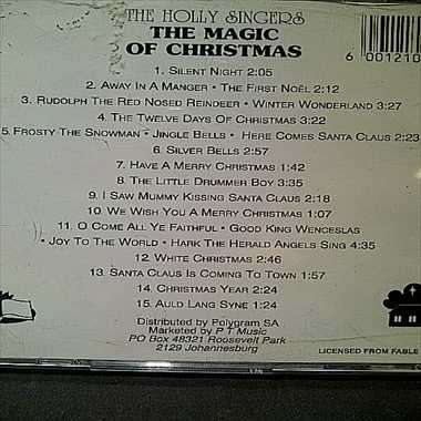 The Holly Singers : Magic of Christmas : CD