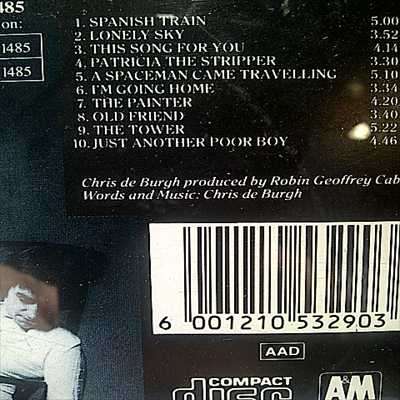 Chris de Burgh : Spanish Train : CD