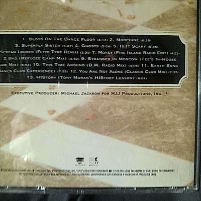 Micahel Jackson : Blood on the Dance Floor : CD
