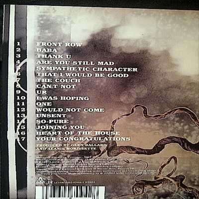 Alanis Morissette : Supposed Former Infatuation Junkie : CD