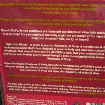 Majors for Minors : Symphony of Sleep Volume 8 : CD