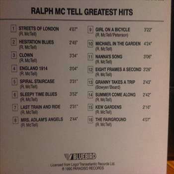 Ralph Mc Tell : Greatest Hits : CD