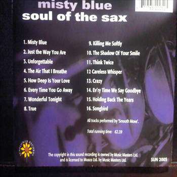Misty Blue : Soul of the Sax : CD