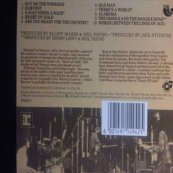 Neil Young : Harvest : CD