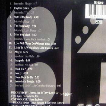 : Janet Jackson Rhythm Nation 1814 : CD