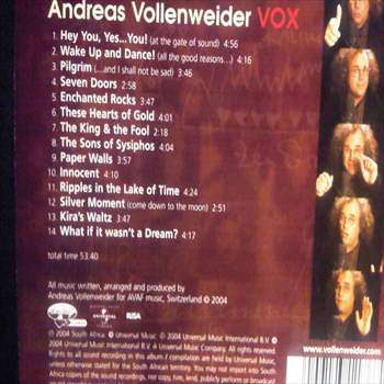 Andreas Vollenweider : Vox : CD