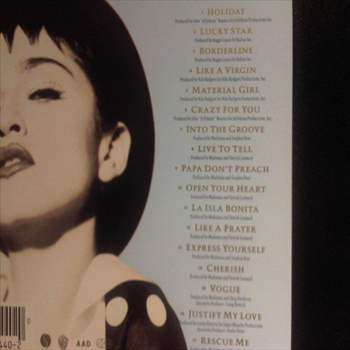 Madonna : The Immaculate : CD