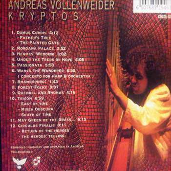 Andreas Vollenweider : Kryptos : CD