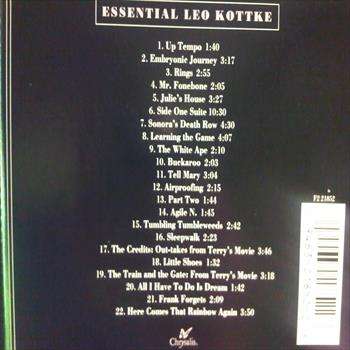 : Essential Leo Kotke : CD