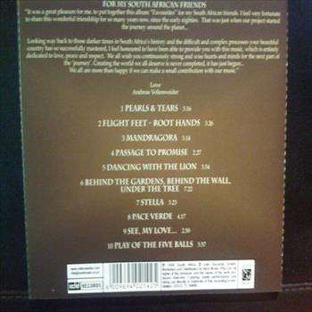 Andreas Vollenweider : Favourites : CD
