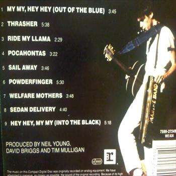 Neil Young and Crazy Horse : Rust Never Sleeps : CD