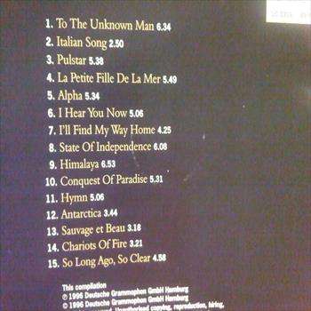Vangelis : Portraits : CD