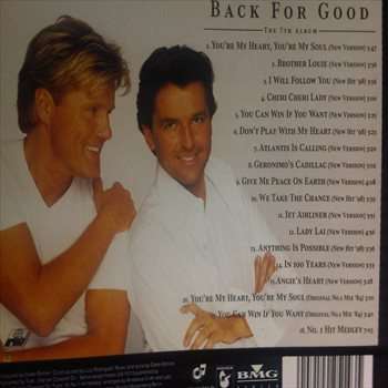 Modern Talking : Back for Good : CD